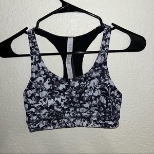 Lululemon Invigorate Bra Color: Mash Up White Black / Black Size 2